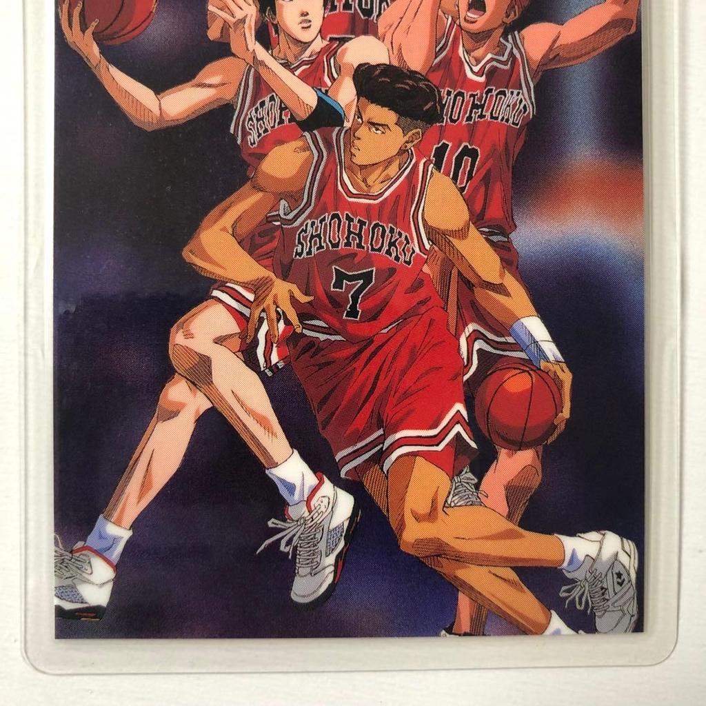 Использованная ламинированная карточка Slam Dunk от Toei, карточка из фильма
