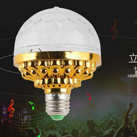 Золотой Маленький Волшебный Шар Разноцветный Атмосферный Свет - Ночник Фонарь для KTV