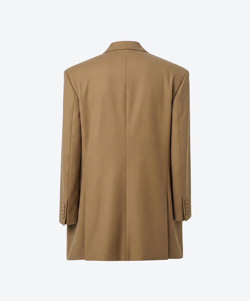 Untage Wool Double-Breasted Jacket [Camel(Unisex)]_Uth-Fb77