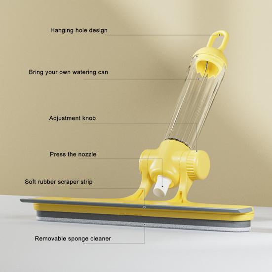 Скребок для мытья стекол 3-в-1 с распылителем, эргономичной ручкой, профессиональный скребок для чистки, набор скребков для окон