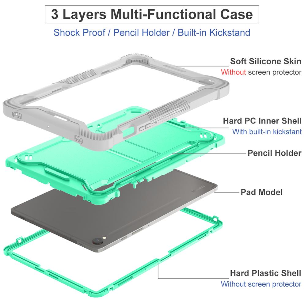 Case For Samsung Tab S10 Lite S9 FE S8 S7 11" SM-X400 X406 X520 X526 X510 X516 X710 X716 X700 X706 T870 T875 T876 Stand Cover