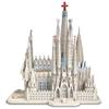 Piececool 3D Puzzle Sagrada Familia Знаменитое архитектурное здание Металлическая нано-головоломка 3D-головоломка из металла Требуется сборка Клей не требуется 6