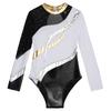 Kids Girls One Piece Leotard Shiny Rhinestone Decorated Gymnastics Jumpsuit Practice Outfits