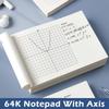 Tearable Notepad 64K Draft Book Minimalist Quadrant Drawing Paper  Math Exercises