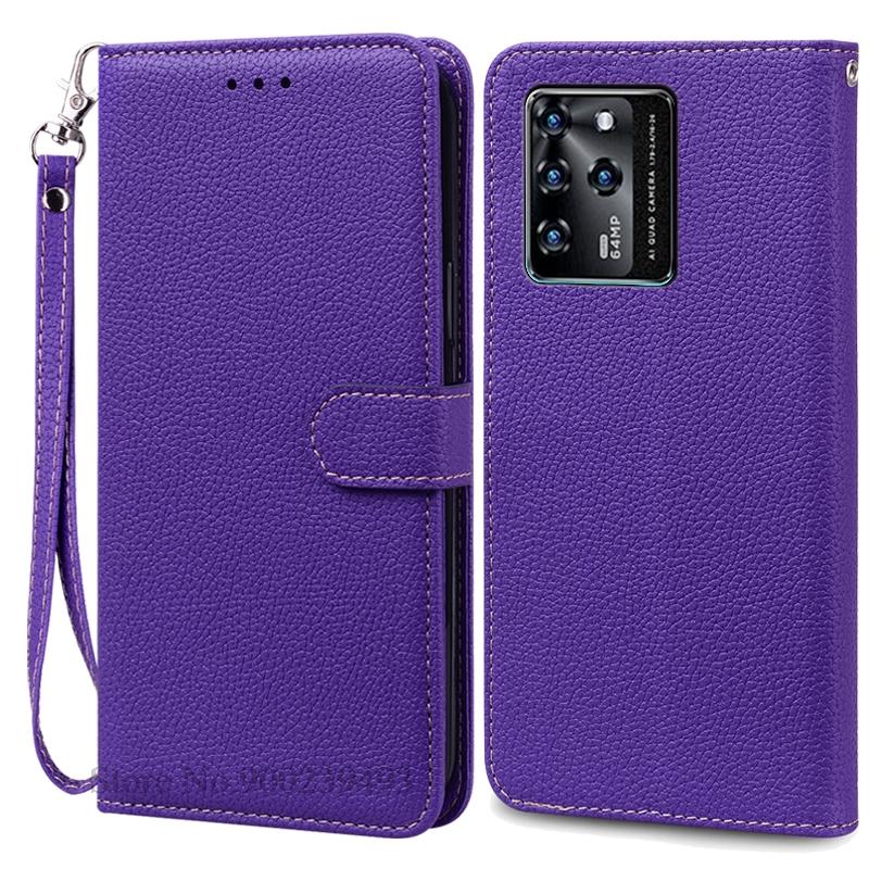 Для ZTE Blade V30 Чехол кожаный флип-кошелек Чехол для ZTE Blade V30 Чехол-книжка Чехол для ZTE Blade V30 Чехол для телефона Fundas