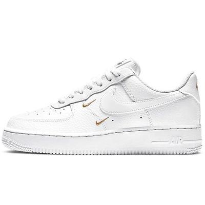 Air Force 1 07 Essential White Metallic Gold Женские кроссовки Черные CT1989-100