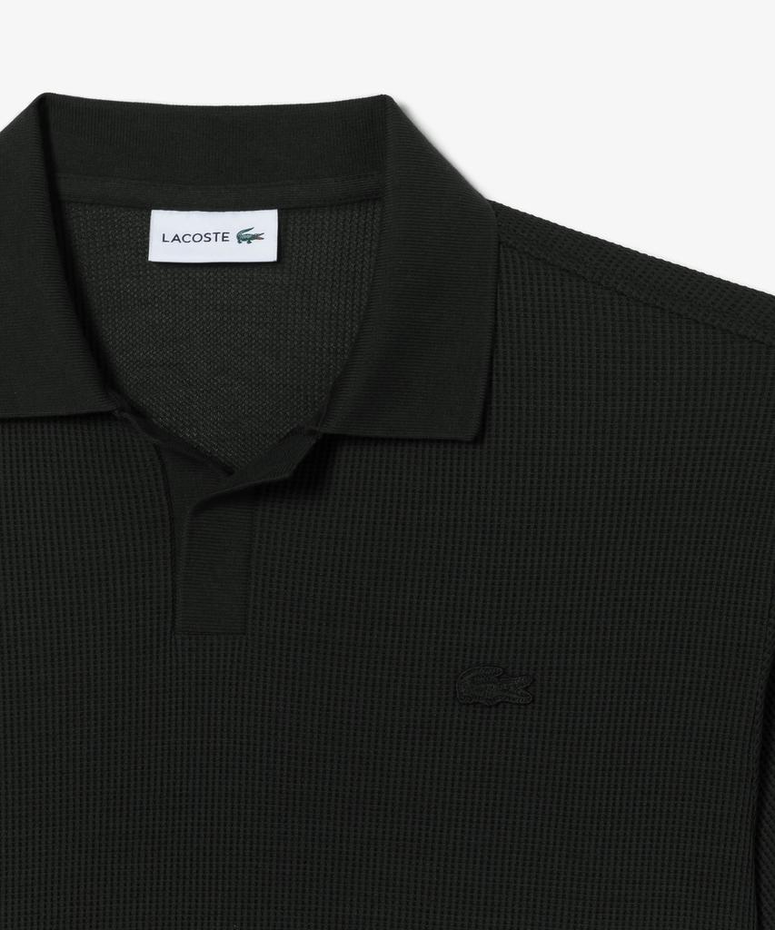 Мужская сетчатая рубашка-поло LACOSTE с открытым воротником Ph479E-56N 031