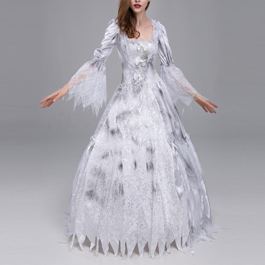 Женские костюмы на Хэллоуин Cos Sexy Long Skirt Dress Costume