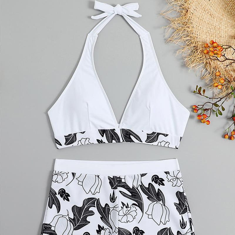 Комплект бикини с пуш-ап, женский цельный купальник с высокой талией, женский купальный костюм, летняя пляжная одежда