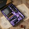 Fancy & Yc DW2036 Новый Роскошный Набор из 7 Предметов Мужской Ремень Кварцевые Часы Коробка Кошелек Браслет Брелок Ручка Модный Подарок на День Рождения для Мужчин