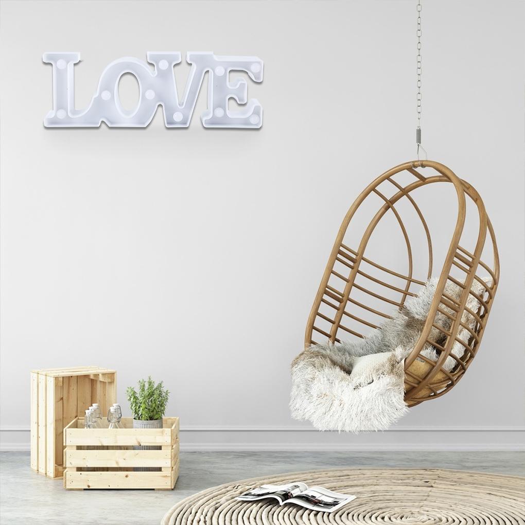 Ночной светильник в форме буквы ПВХ светильник водонепроницаемый декоративный подвесной светодиодный светильник для вечеринки в пабе