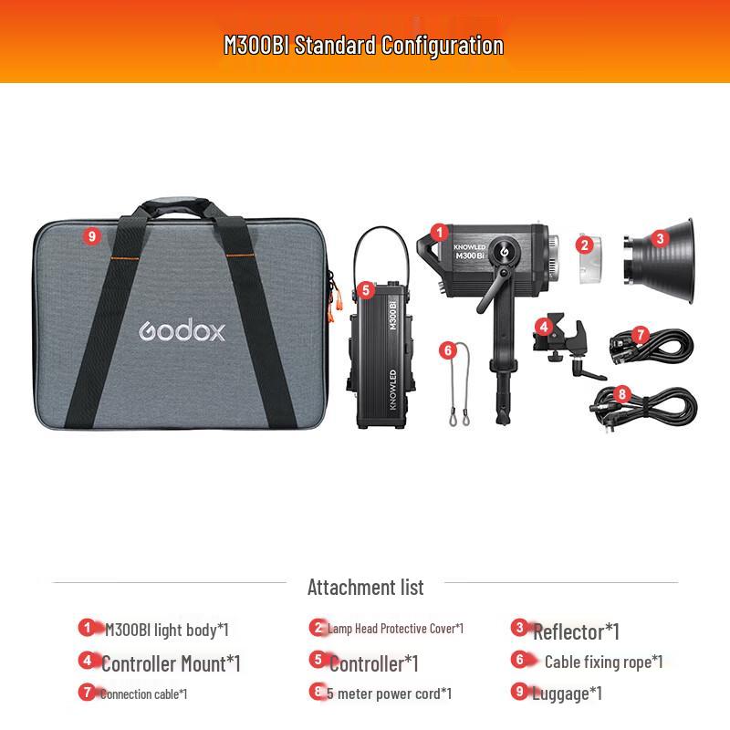 Светодиодный видеосвет Godox M300Bi