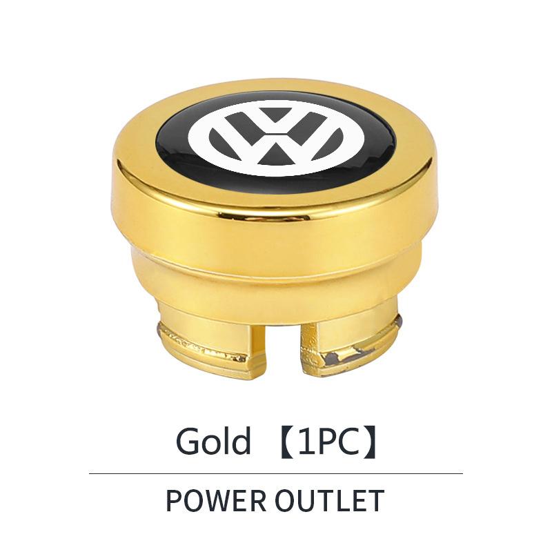 VW Car ABS Cigarette Lighter Dust Cover Dustproof Cap Plug for Volkswagen GOLF 5 Tiguan Polo Golf 6 Golf 7 Jetta Accessories