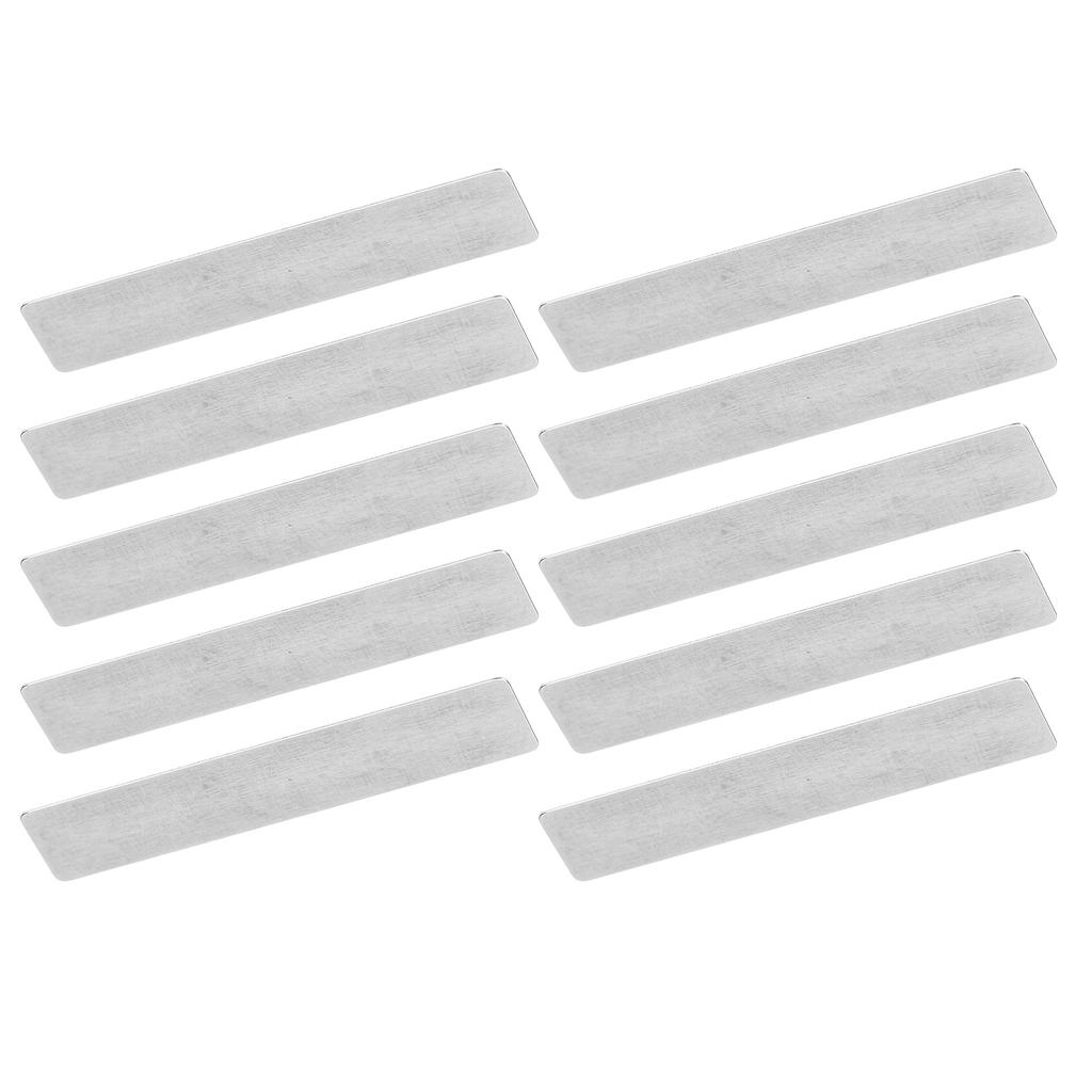 10Pcs Air Compressor Valve Plate Cast Iron Rectangular Pump Accessories for 51mm Cylinder