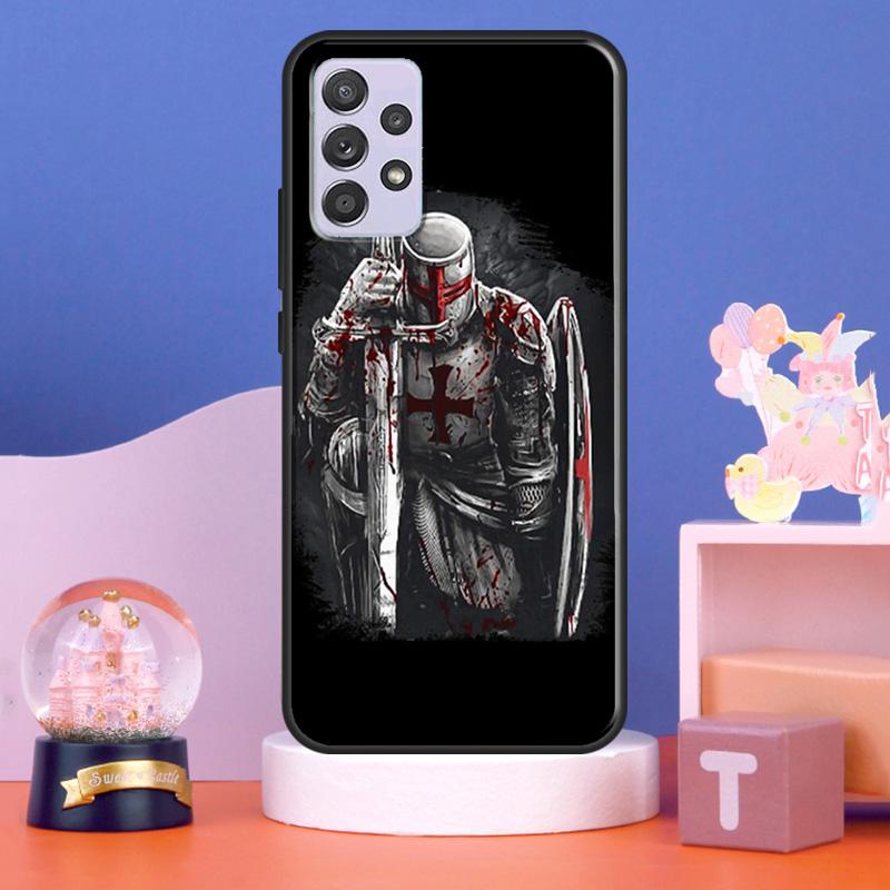 Christian Templar Knights Case For Samsung Galaxy A32 A52 A12 A16 A26 A36 A56 A15 A35 A55 A34 A54 A13 A33 A53 A17 A06