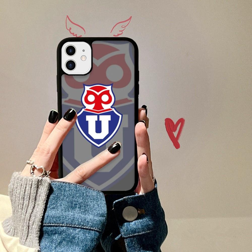 Чехол для телефона с логотипом Университета Чили Силиконовый PC+TPU Для Для IPhone 11 12 13 14 15 16 Plus Pro Max Чехол