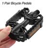 1 Pair Cycling Reflective 14mm/12mm MTB Bicycle Pedals Platform Pedal Mountain Bike Pedal Flats