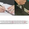 Metal Precision Ruler Stainless Steel Straight Ruler 20cm Steel Ruler Measuirng Tool for Office Learning Drawing
