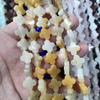 14mm Natural Crystal Agate Four-Leaf Clover Beads for DIY Jewelry