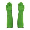 1 пара длинных садовых перчаток, устойчивых к царапинам, для защиты рук и рук, 45 см, зеленые