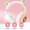Светящаяся Bluetooth-гарнитура с ушками кошки B39: Складной, Слот для карт, Беспроводные наушники, Универсальная совместимость
