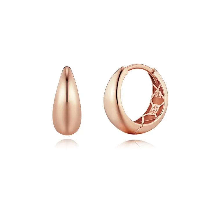 Neuro Rose Dew (M) One-touch Earrings (PG)_280100367