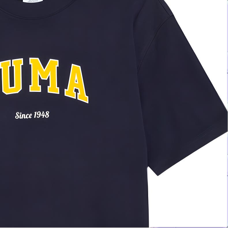 Новая мужская футболка PUMA VARSITY темно-синего цвета 634353-14