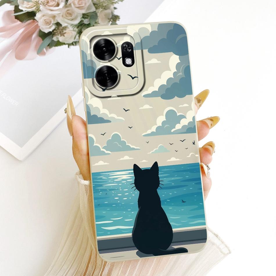 For Honor X6d LNA-NX1 2026 Cute Cat Flower Cartoon Phone Case For Honor X6D 5G Shockproof Soft Silicone Covers Bumpers