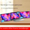 High-Definition Dual-Screen Portable Display for Notebook Split Screen Trading and Extended Viewing