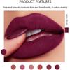 6-цветная матовая водостойкая бархатная помада для губ Sexy Matte Moisturizing Lipstick Long-Stick Professional