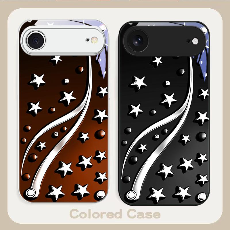 Глубокая ночь со звездами Для iPhone 17 Air 16 E 15 14 13 Plus 12 mini 17 Pro Max 11Pro XR Xs X 7 8 11 Закаленное Стекло Чехол для Телефона