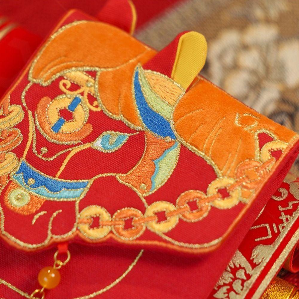Traditional Thickened Money Envelopes Cartoon Horse Hongbao Red Envelopes  New Year Celebration