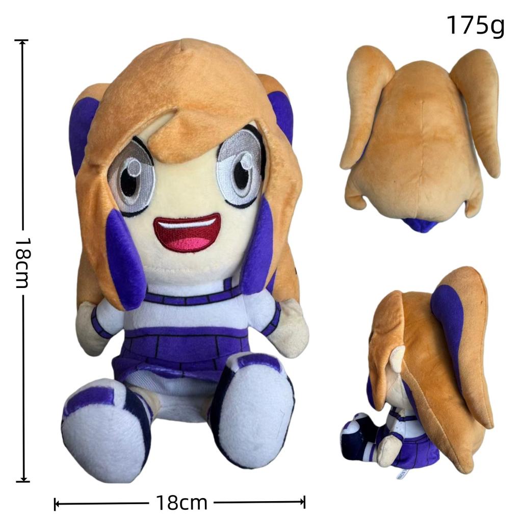 Roblox Lyna Plush Doll Soft Stuffed Toy Cartoon Plushie 18cm 175g Game Blogger For Game Fans Bedroom Decor Collectible Gift