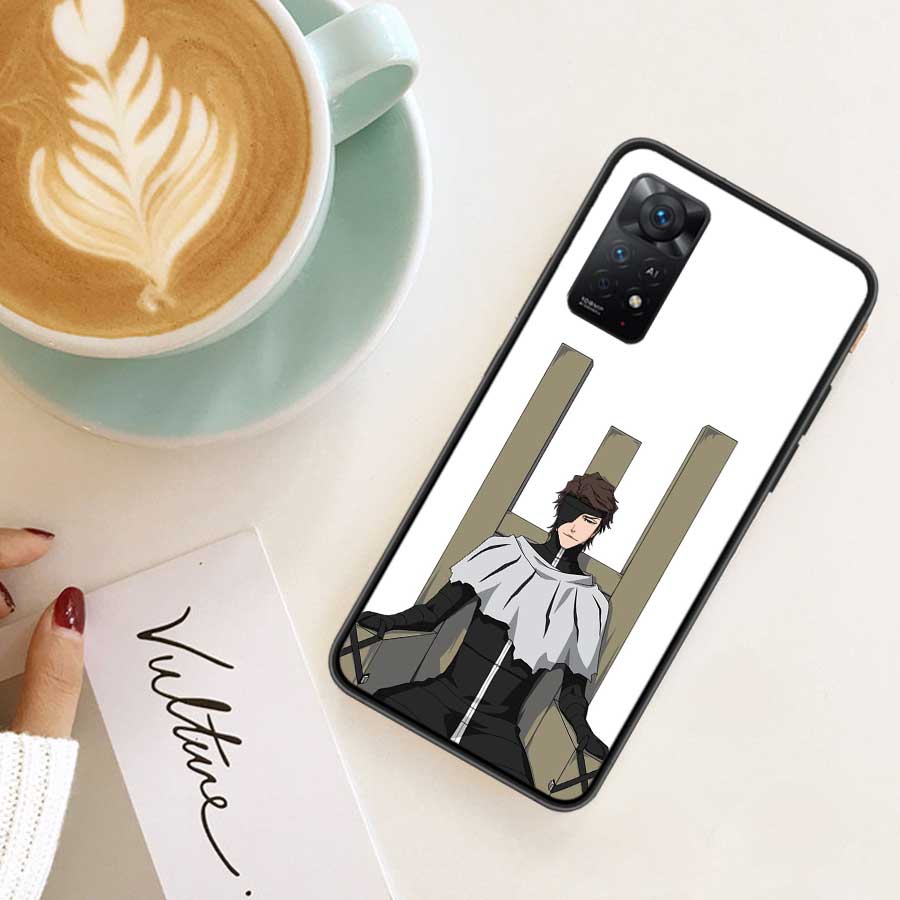 Чехол для телефона Bleach Айзен Сосуке для Xiaomi Redmi Note 12 Plus 12S 11 11T Pro 5G 11E 11S 4G 10 10S 9 9S 9T 8 8T 7 Обложка Shell Coq