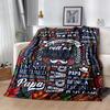 Love You Dad Blanket Flannel Blanket-Soft and Suitable for Sofas,Beds,Offices,Travel,All Seasons,Great Gift for Holidays and Birthdays.