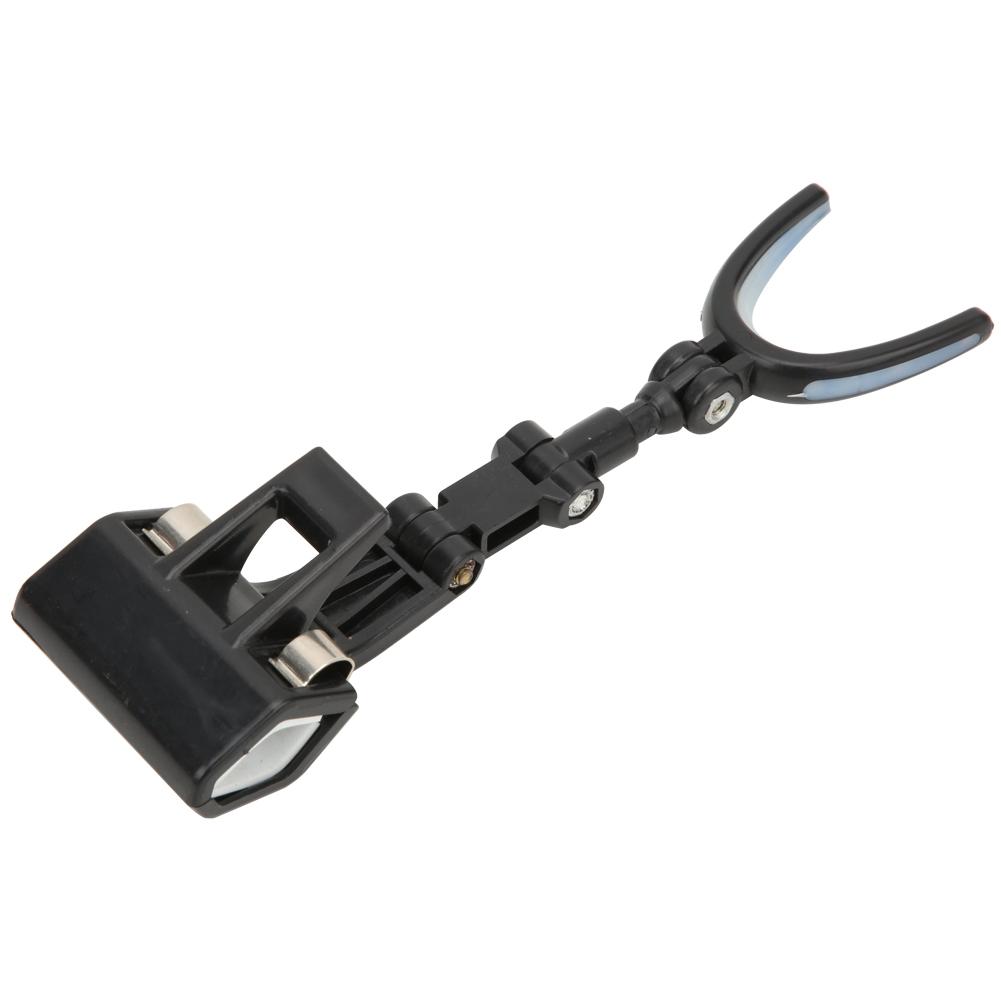 Plastic Portable Luminous Head 360 degrees  Rotating Fishing Rod Bracket Holder Back Hanging Stand