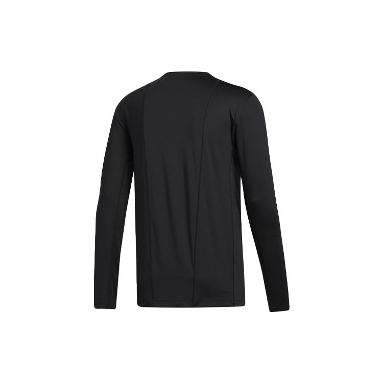 Adidas Training Sports Crew Neck Long Sleeve T-Shirt Men Tops Black GL0459