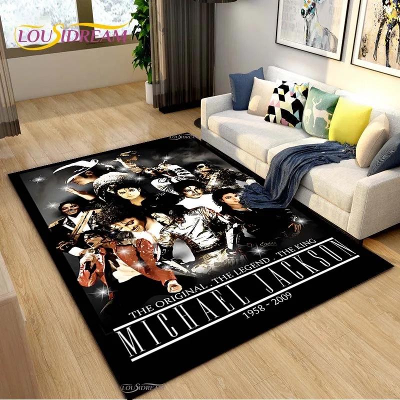 Michael J-Jackson Carpet for Living Room Sofa Table Bedroom Rugs Home Kitchen Indoor Outdoor Non-slip Floor Mats Decor