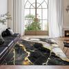 Modern Luxury Marble Carpets for Living Room Decor Fashion Gold Wire Sofa Side Coffee Tables Mat Non-slip Washable Bedroom Rugs