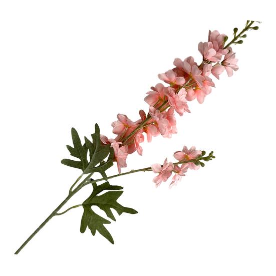 Simulated Hyacinth Silk Delphinium Flowers Realistic Texture Iron Wire Stems Fake Flower