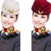 Рабочая кепка для выступлений Костюмные аксессуары Шляпа стюардессы Праздничные шляпы Шляпа бортпроводницы Берет
