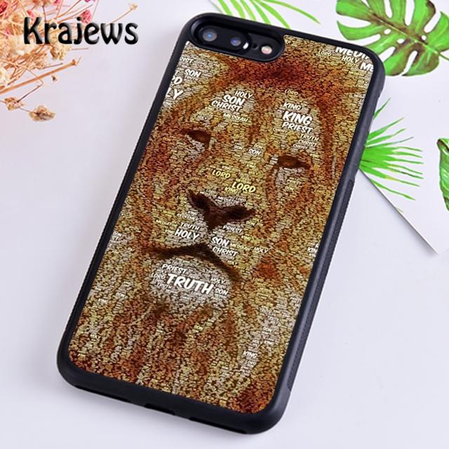 Krajews Христианские цитаты из Библии с Иисусом Чехол для телефона для iPhone 17 Air 16 15 14 plus 11 12 13 pro max