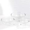 Pearl Metal Heat-Resistant Glass Bowls, 4-Piece Set (180ml, 500ml, 1000ml, 2000ml), Clear, AZ-5567