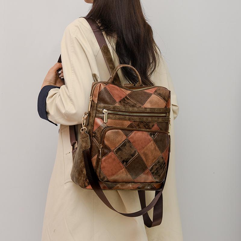 Многофункциональный рюкзак с защитой от кражи, женский рюкзак большой вместимости, сумка двойного назначения через плечо