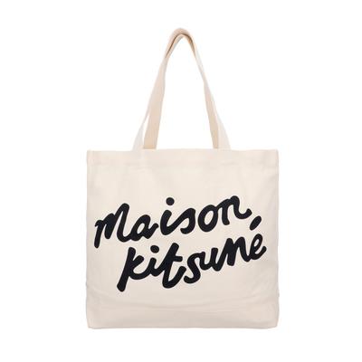 Maison Kitsune Эко-сумка Рукописный Логотип P700 Pw05124ww9042