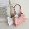 Exquisite Shopping Bag Retro Casual Women Totes Shoulder Bags Female Leather Solid Color Chain Handbag For Women 2022