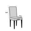 Jacquard Chair Covers Spandex Stretch Seat Slipcover Removable For Wedding Dining Room Banquet Office Housse De Chaise