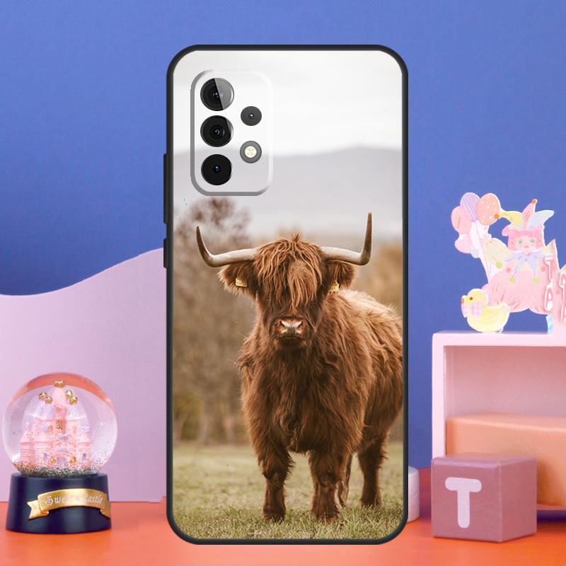 Highland Cows Case For Samsung Galaxy A56 A36 A26 A16 A06 A13 A33 A53 A15 A35 A55 A34 A54 A52 A12 A32 A17