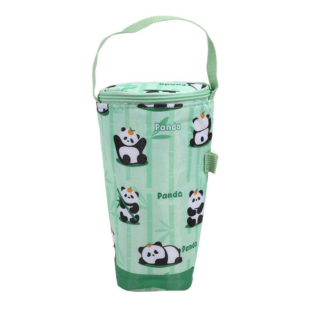 Portable Milk Tea Tote Bag Heat Preservation Bag Carrying Insulated Cup Cover Umbrella Pouch Handbag Camping Drinkware Accessories