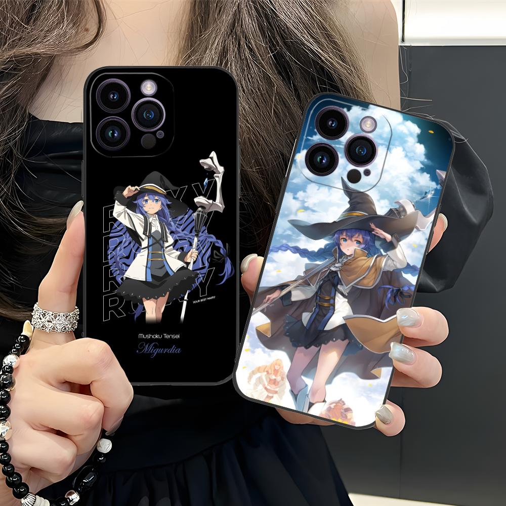 Чехол для мобильного телефона Mushoku Tensei Roxy для iPhone 17 16 15 14 13 12 11 X XR XS 8 7 Air Pro Max Plus Mini Цветной чехол Красивый